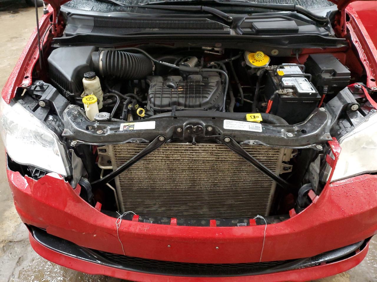 2014 Dodge Caravan VIN 2C4RDGBG8ER476735 Copart auction photo, front end damage thumbnail 12