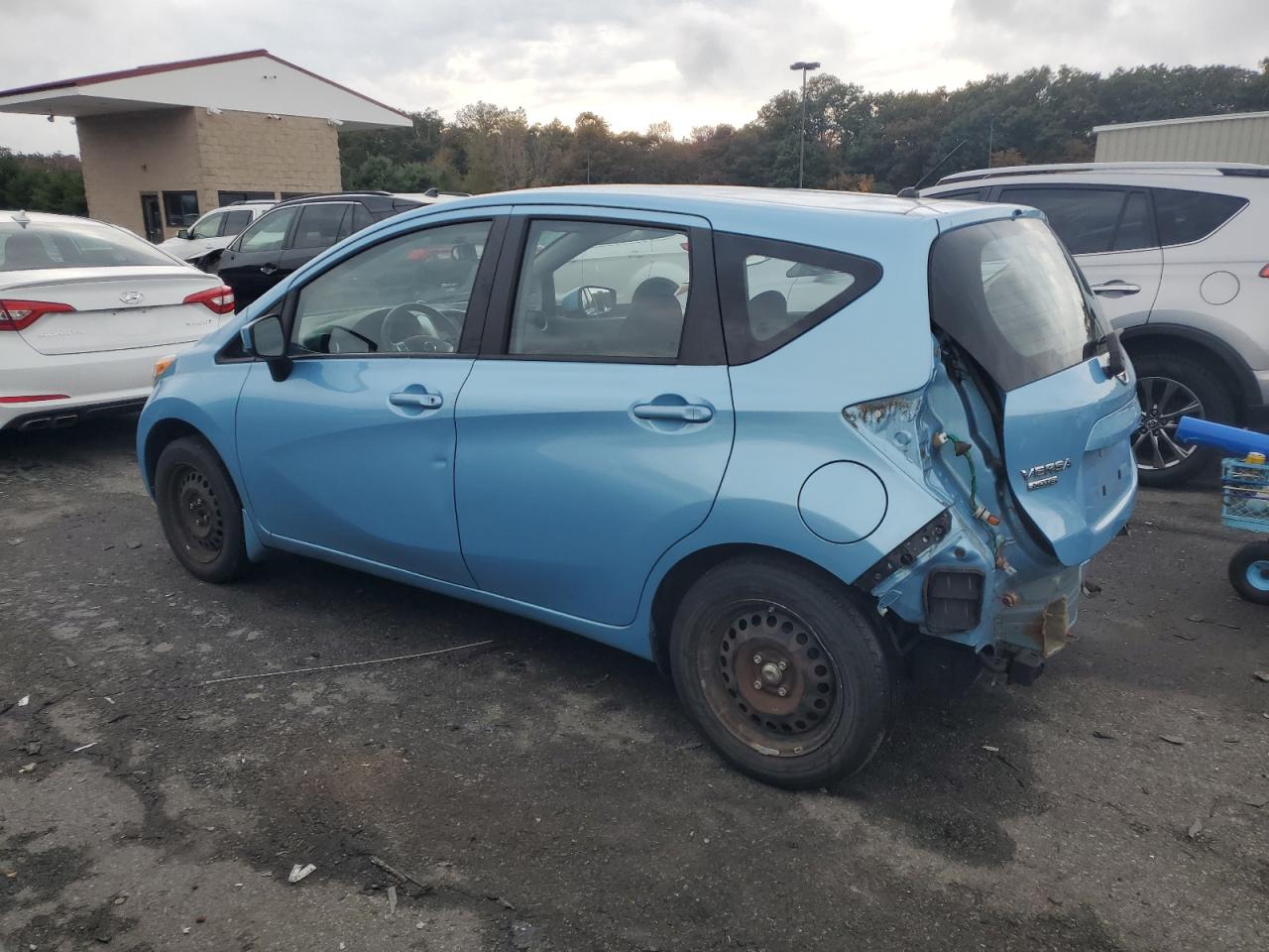 2015 Nissan Versa VIN 3N1CE2CP3FL365337 Copart auction photo, rear end damage thumbnail 2