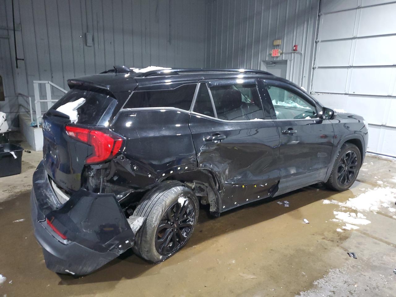 2019 GMC Terrain VIN 3GKALVEV7KL208559 Copart auction photo, side / rear end damage thumbnail 3