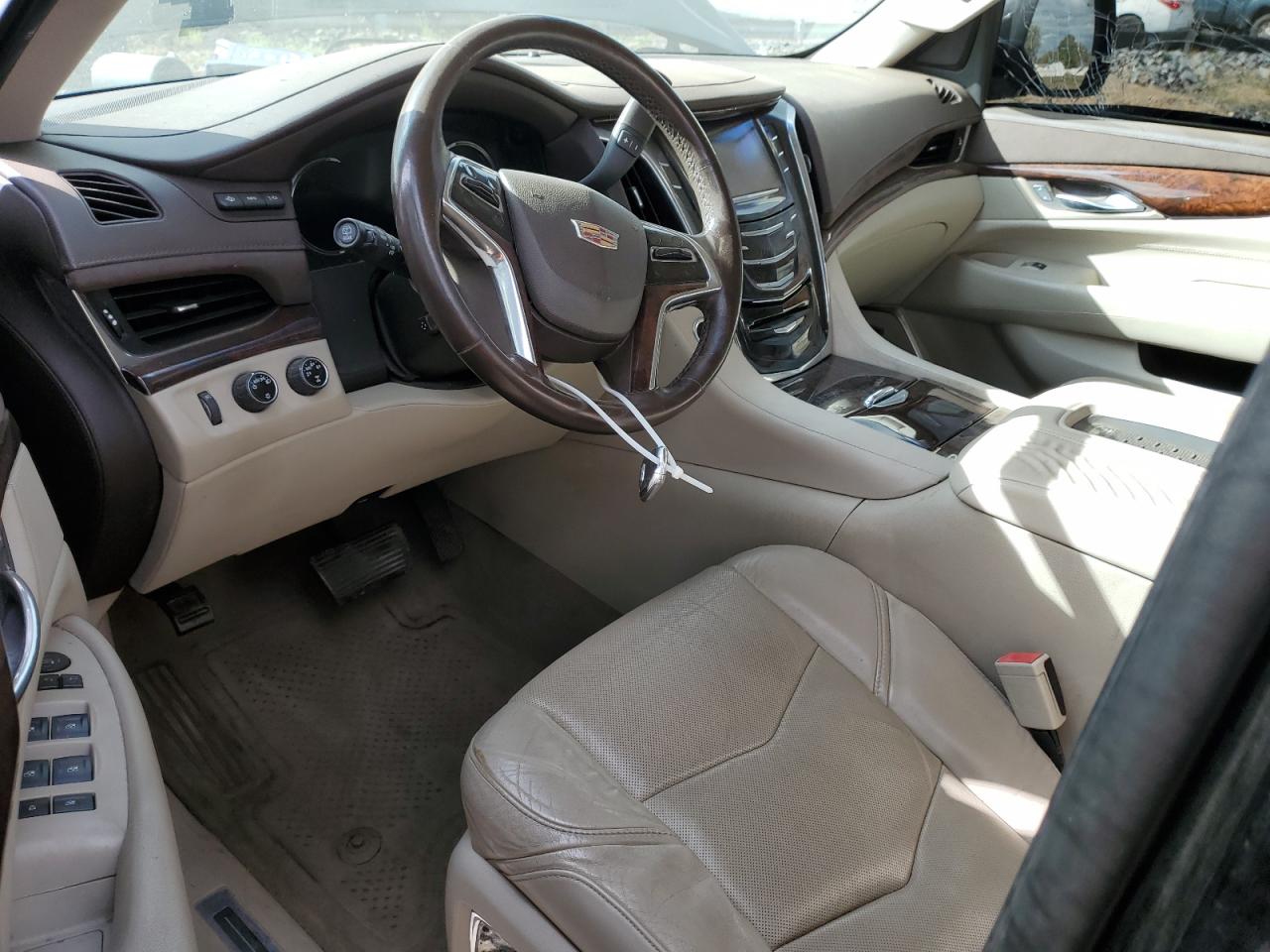 2016 Cadillac Escalade VIN 1GYS4BKJ2GR211179 Copart auction photo, side / front end damage thumbnail 8