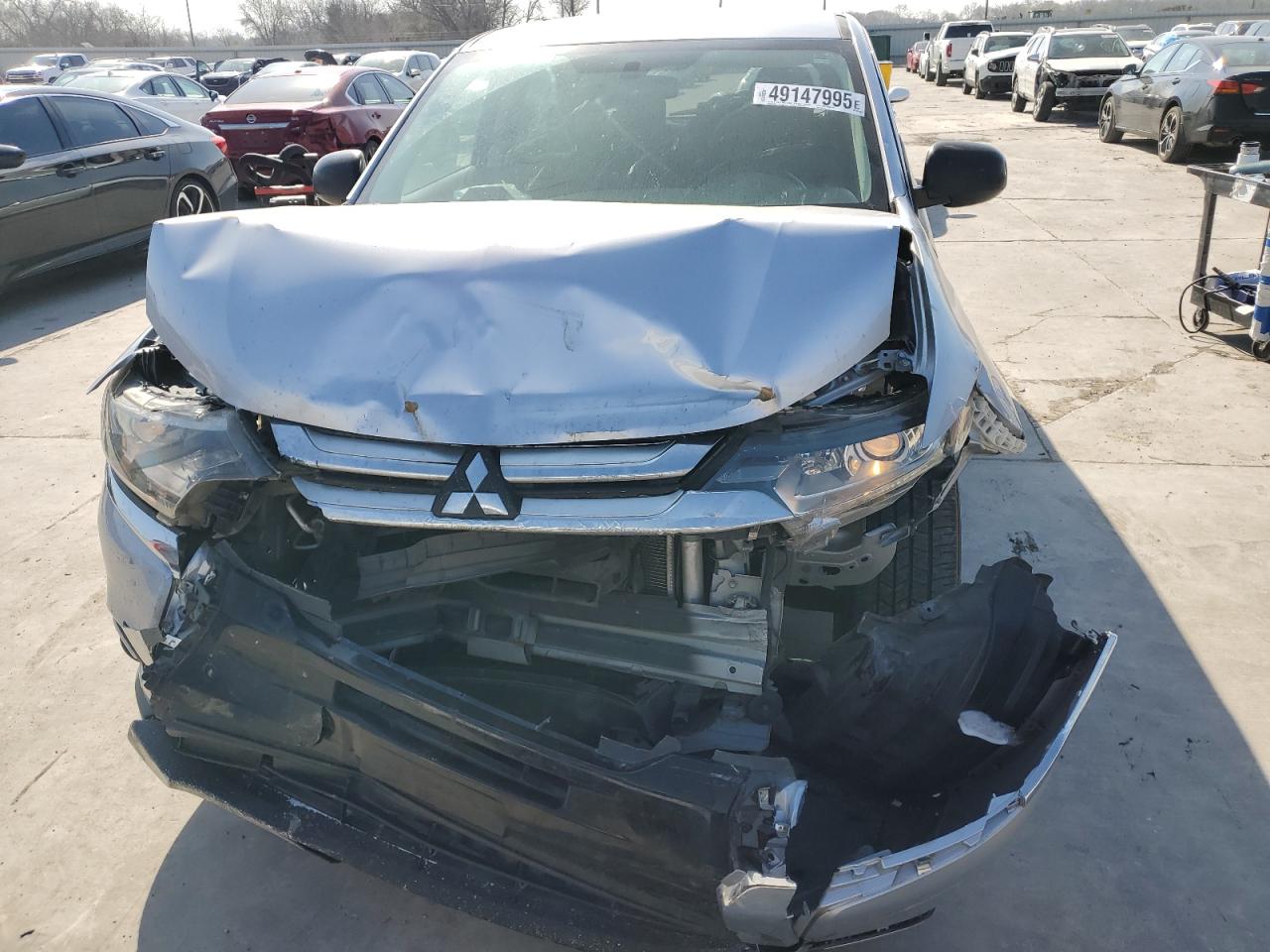 2017 Mitsubishi Outlander VIN JA4AD2A30HZ018075 Copart auction photo, front end / hail damage thumbnail 5