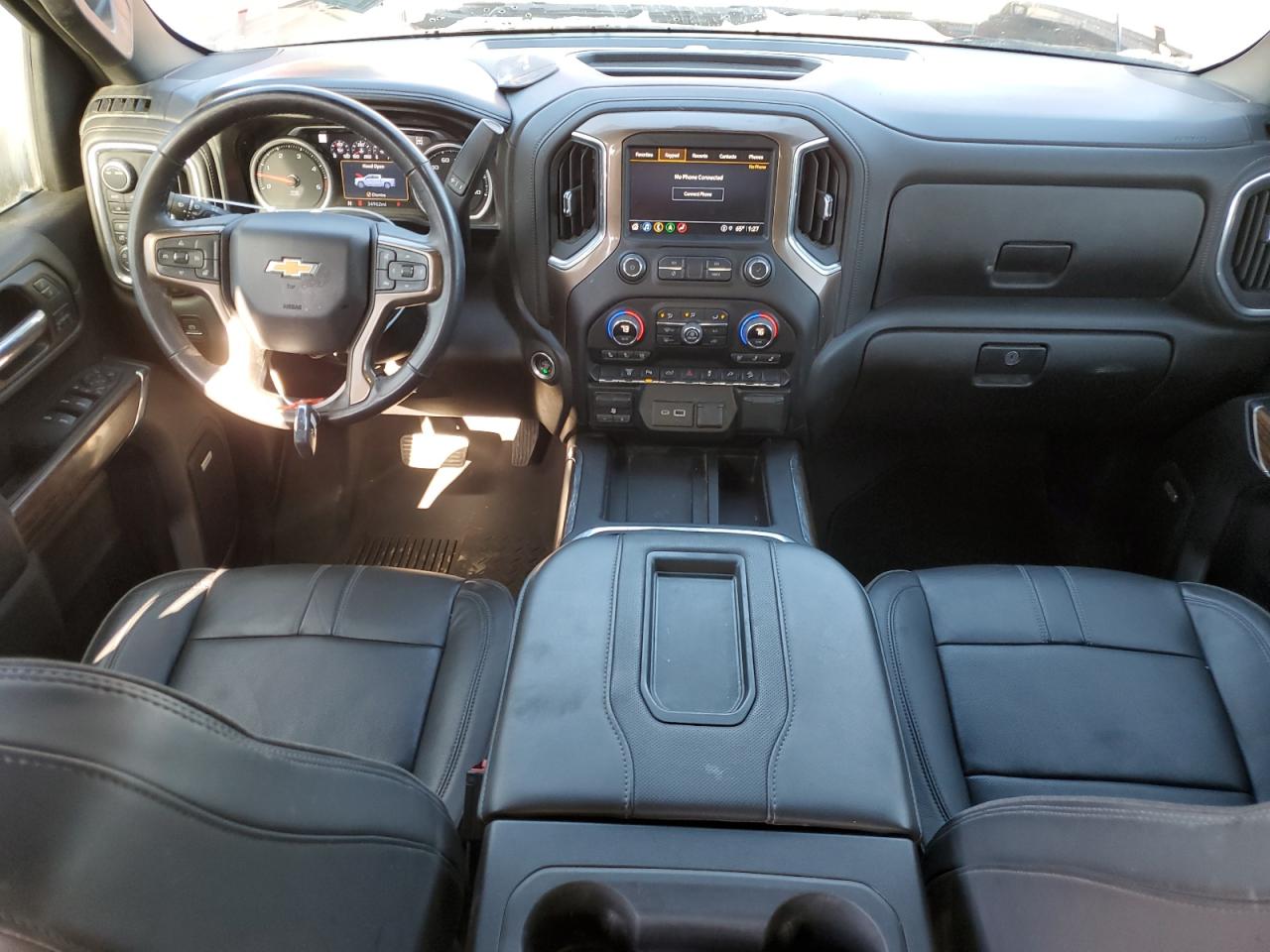 2022 Chevrolet Silverado VIN 1GC4YREY9NF120798 Copart auction photo, burn damage thumbnail 8