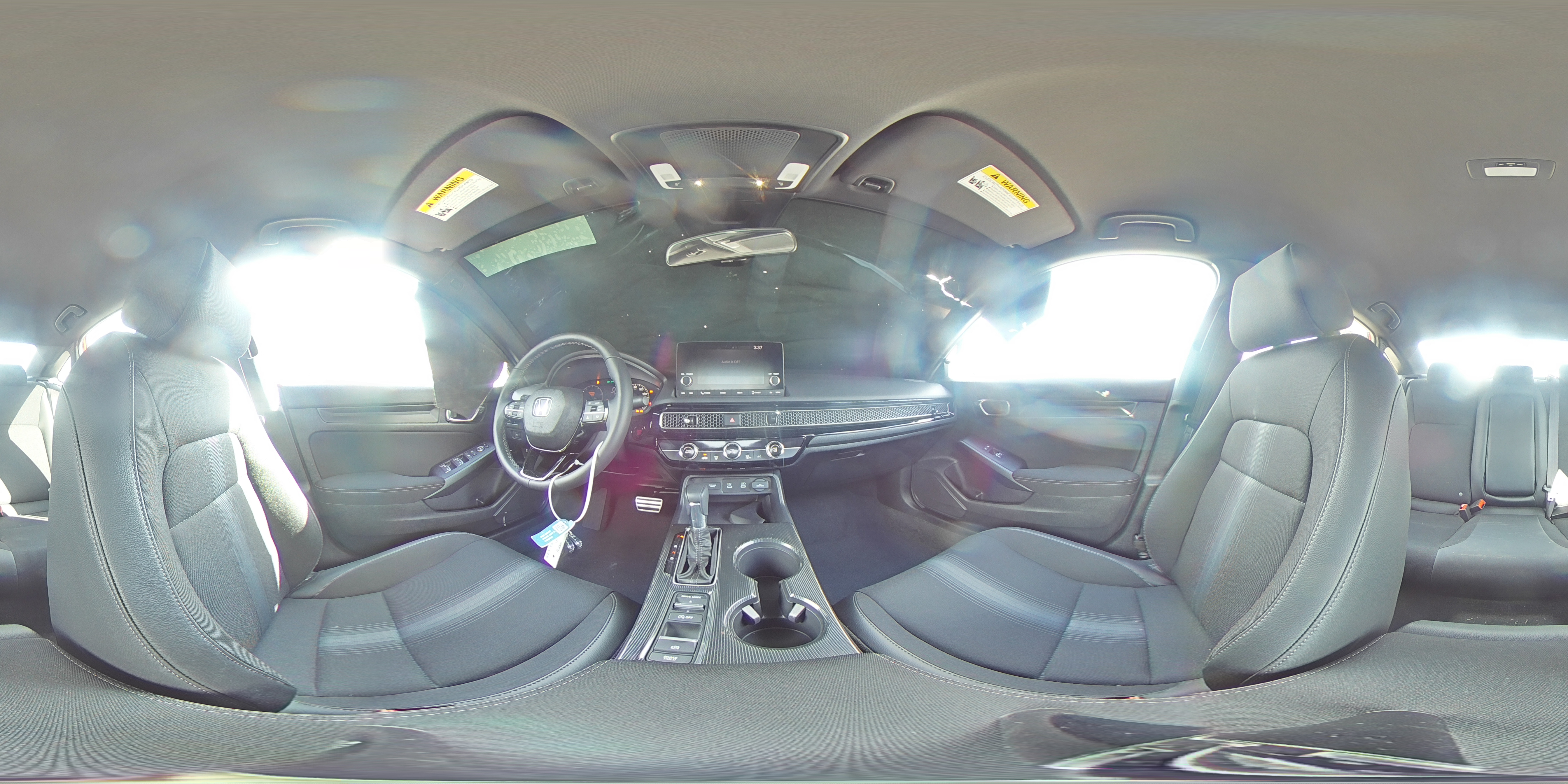 2025 Honda Civic VIN 2HGFE2F56SH534551 Copart auction photo, rear end / undercarriage damage thumbnail 15
