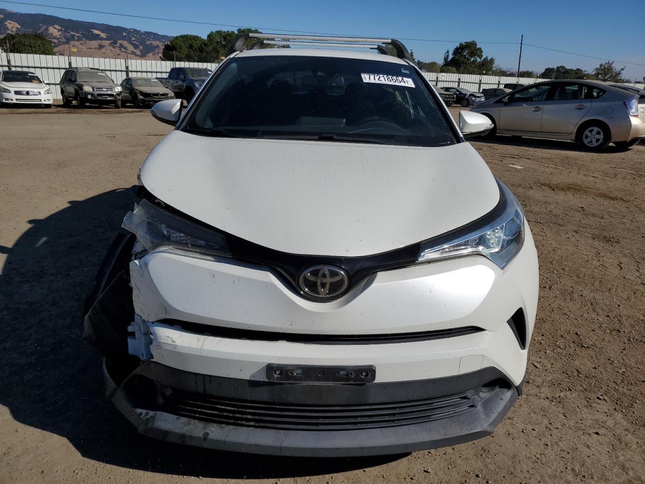 2018 Toyota C-HR VIN NMTKHMBX7JR017071 Copart auction photo, front end damage thumbnail 5