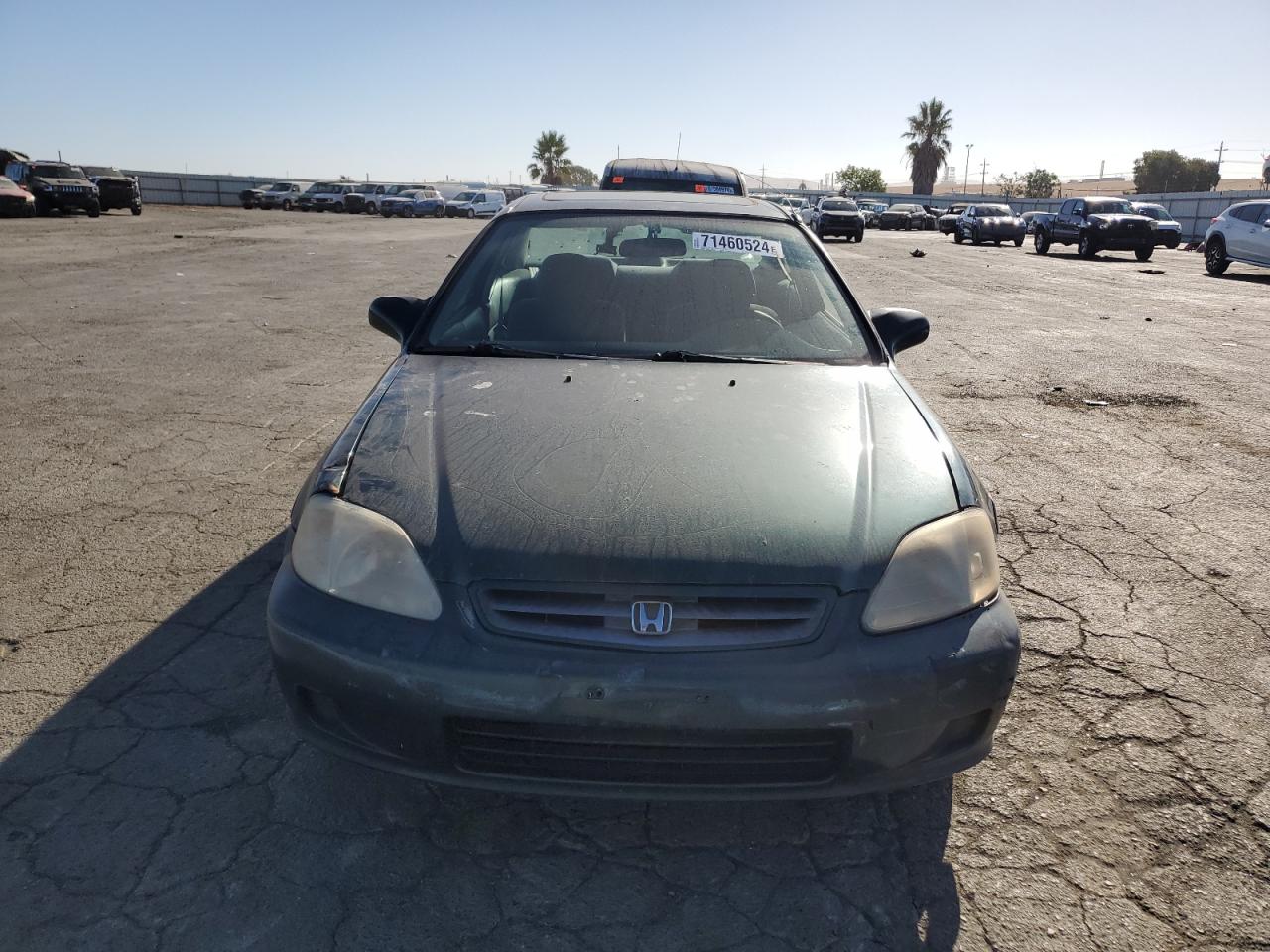2000 Honda Civic VIN 1HGEJ8248YL027315 Copart auction photo, all over / vandalism damage thumbnail 5