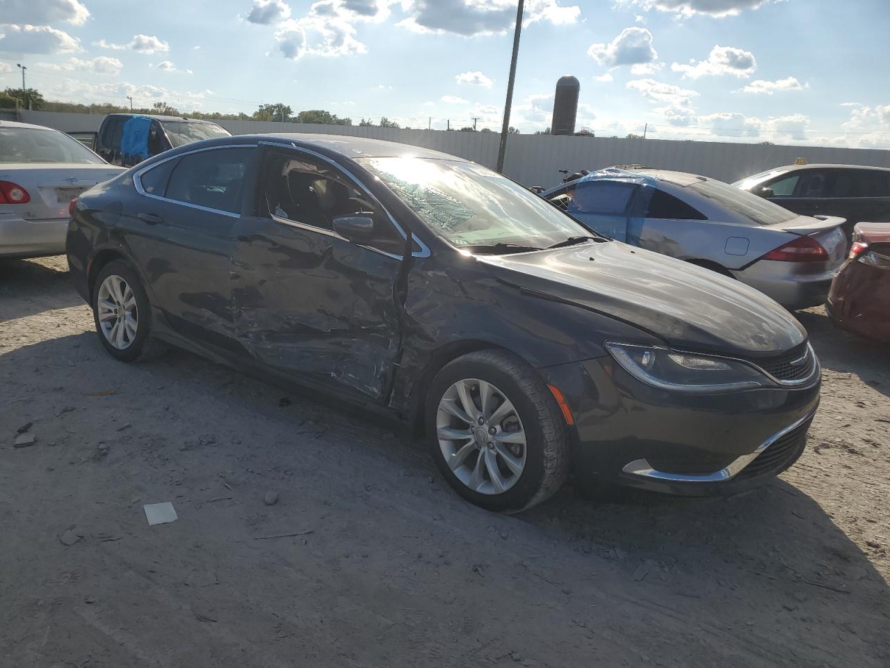 2017 Chrysler 200 VIN 1C3CCCAB6HN506053 Copart auction photo, side damage thumbnail 4