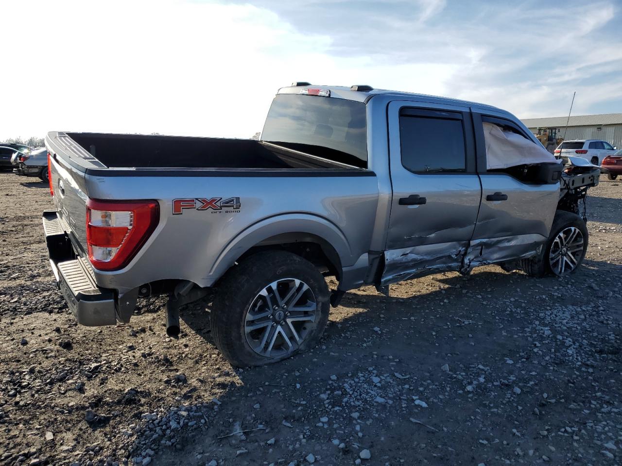 2021 Ford F-150 VIN 1FTFW1E58MFC76237 Copart auction photo, front end / side damage thumbnail 3