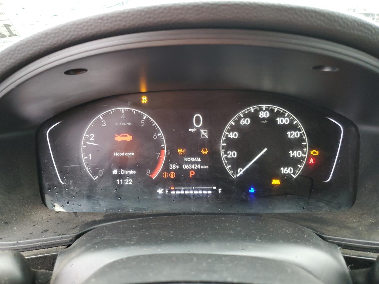 2022 Honda Civic VIN 2HGFE2F55NH534593 Copart auction photo, front end damage thumbnail 9