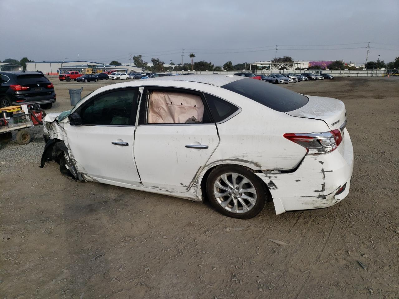 2019 Nissan Sentra VIN 3N1AB7APXKY423831 Copart auction photo, all over damage thumbnail 2