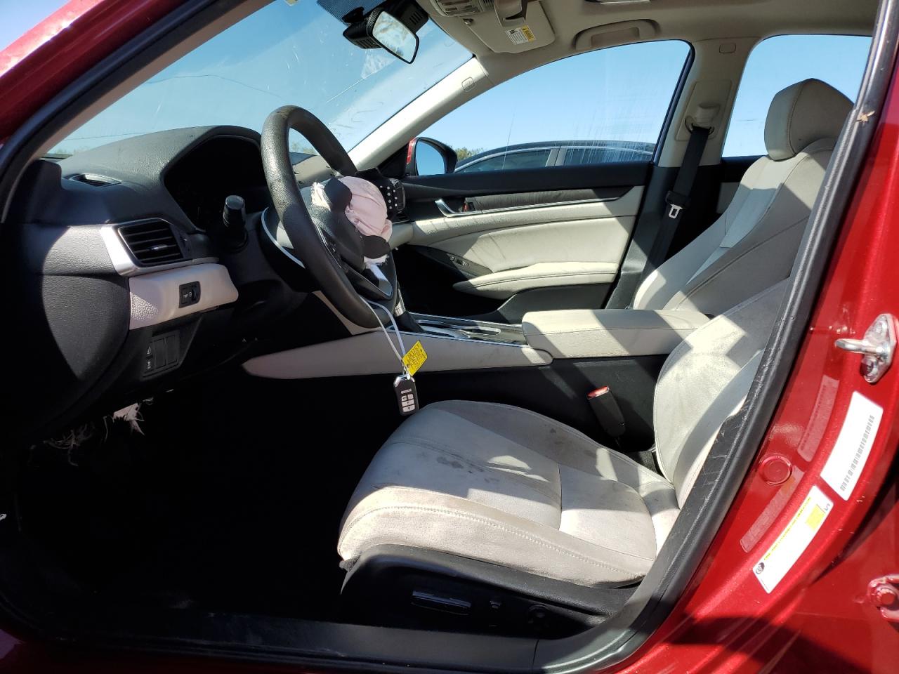 2020 Honda Accord VIN 1HGCV1F44LA042427 Copart auction photo, front end / rear end damage thumbnail 7