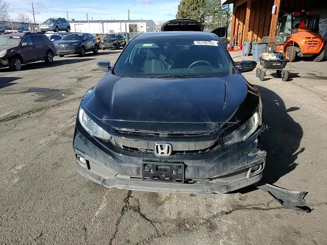 2019 Honda Civic VIN 19XFC2E89KE003954 Copart auction photo, side / front end damage thumbnail 10