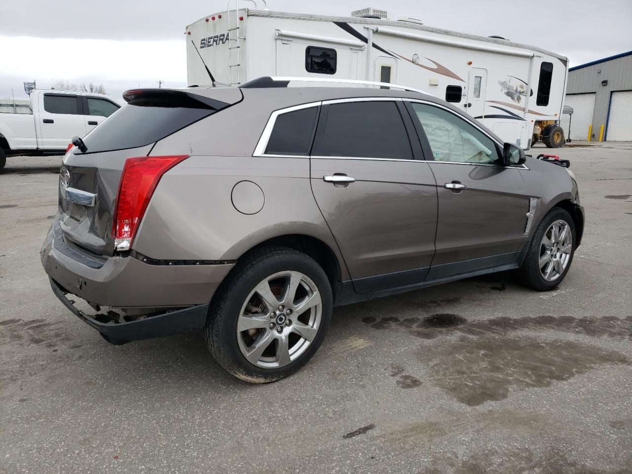 2011 Cadillac SRX VIN 3GYFNCEY9BS614370 Copart auction photo, rear end / front end damage thumbnail 3