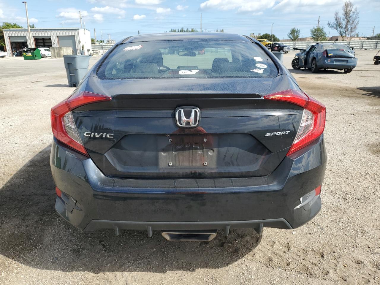 2019 Honda Civic VIN 2HGFC2F83KH560993 Copart auction photo, all over damage thumbnail 6