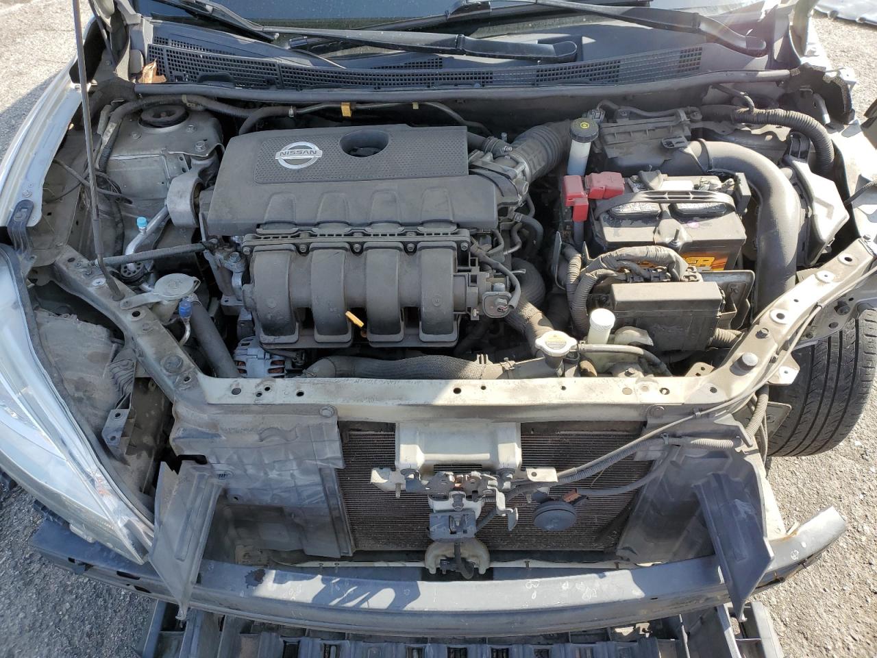 2014 Nissan Sentra VIN 3N1AB7AP7EY267901 Copart auction photo, front end / minor dent/scratches damage thumbnail 11
