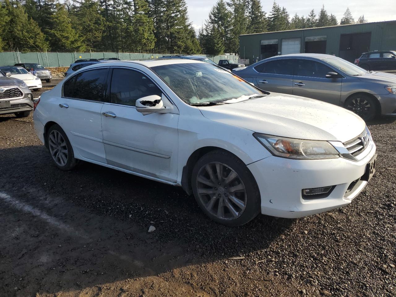2013 Honda Accord VIN 1HGCR3F96DA028185 Copart auction photo, all over damage thumbnail 4