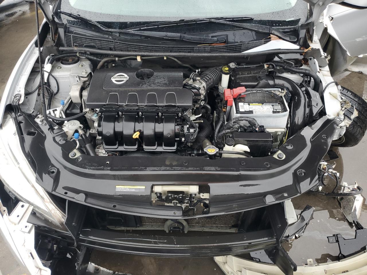 2013 Nissan Sentra VIN 3N1AB7AP4DL720447 Copart auction photo, undercarriage / front end damage thumbnail 12
