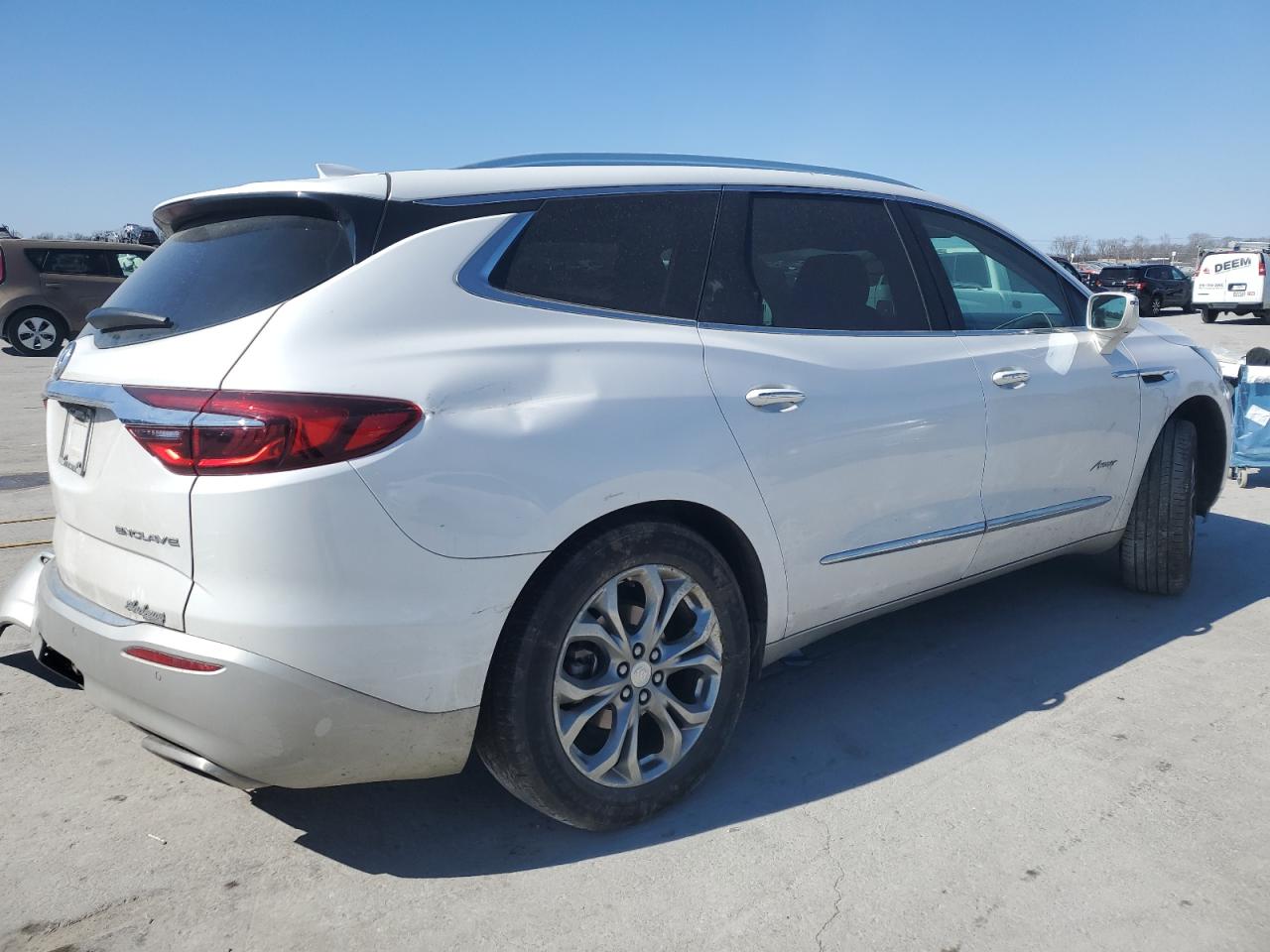 2018 Buick Enclave VIN 5GAERDKWXJJ282410 Copart auction photo, rear end / side damage thumbnail 3