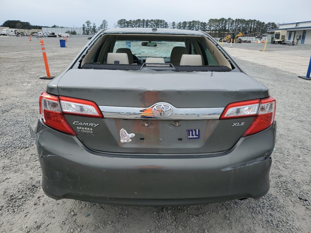 2014 Toyota Camry VIN 4T1BF1FKXEU788674 Copart auction photo, front end / rear end damage thumbnail 6