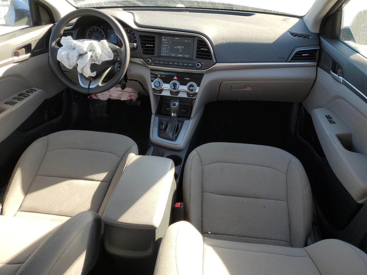2019 Hyundai Elantra VIN 5NPD84LF7KH494090 Copart auction photo, all over damage thumbnail 8