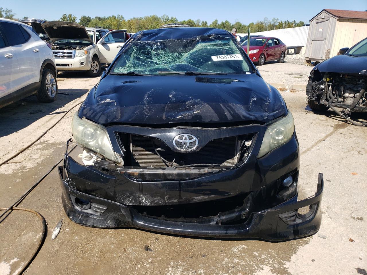 2010 Toyota Camry VIN 4T1BF3EK2AU048480 Copart auction photo, rollover damage thumbnail 5