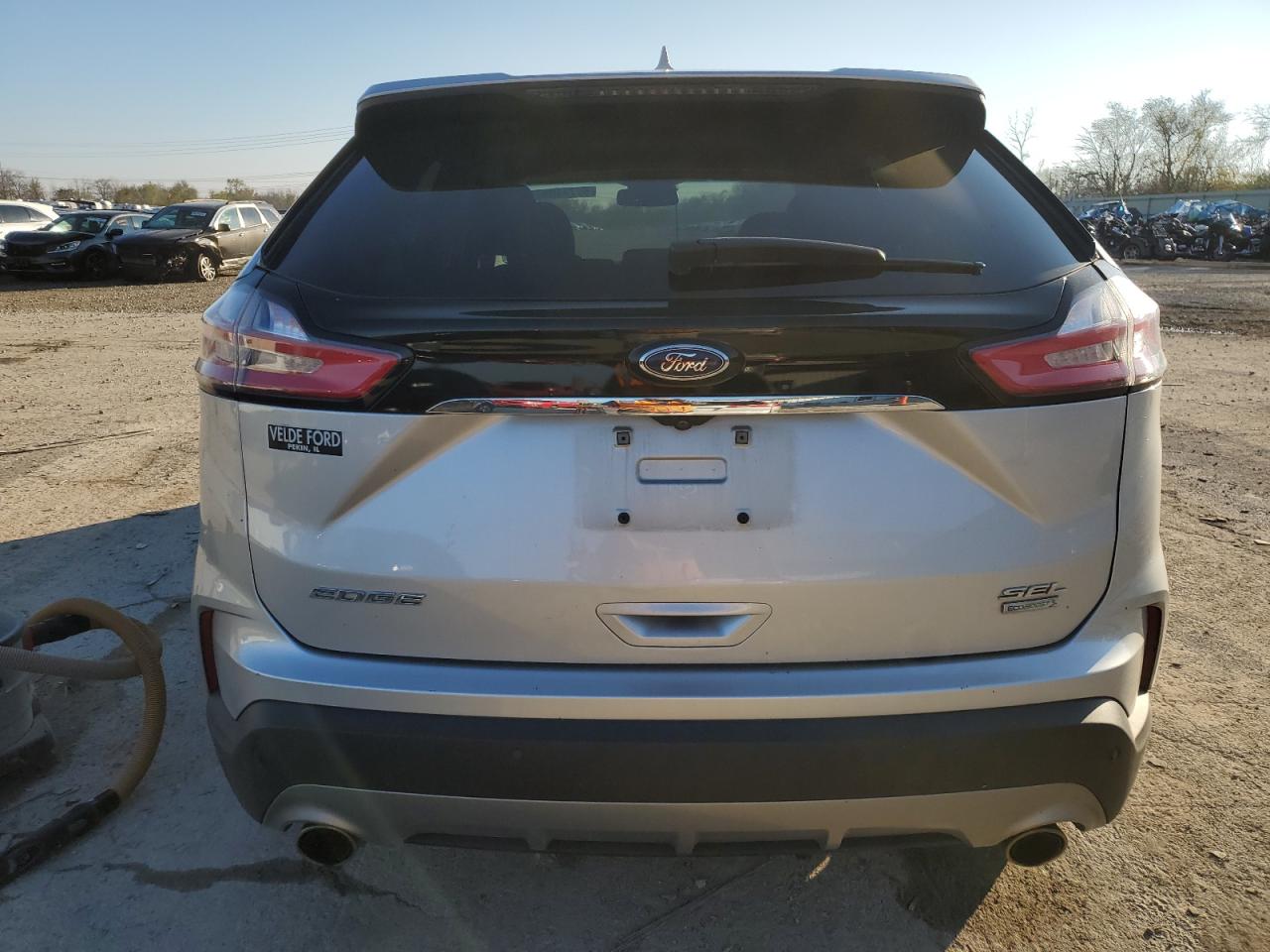 2019 Ford Edge VIN 2FMPK3J91KBB90881 Copart auction photo, side / front end damage thumbnail 6
