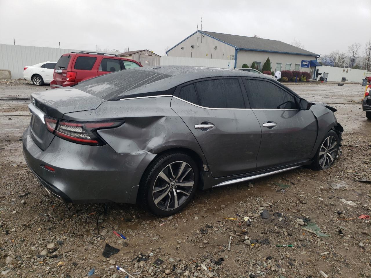2020 Nissan Maxima VIN 1N4AA6BVXLC374511 Copart auction photo, front end / rear end damage thumbnail 3