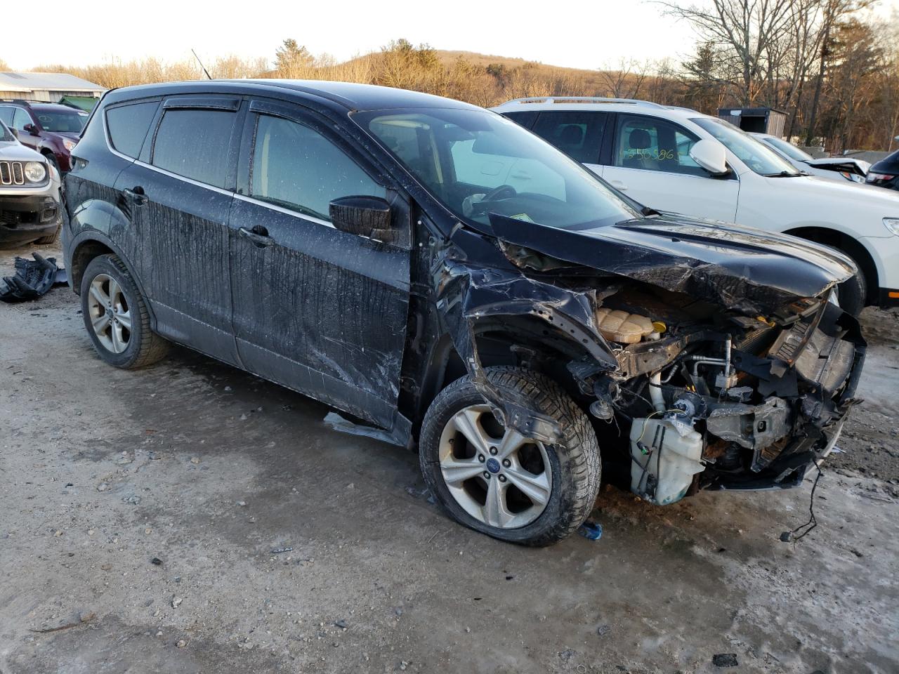 2013 Ford Escape VIN 1FMCU9G9XDUC18614 Copart auction photo, rear end / front end damage thumbnail 4