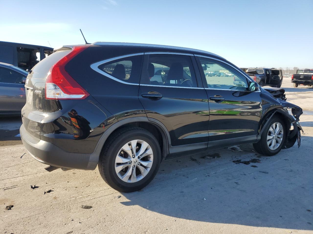 2012 Honda CR-V VIN 2HKRM4H75CH624159 Copart auction photo, front end damage thumbnail 3