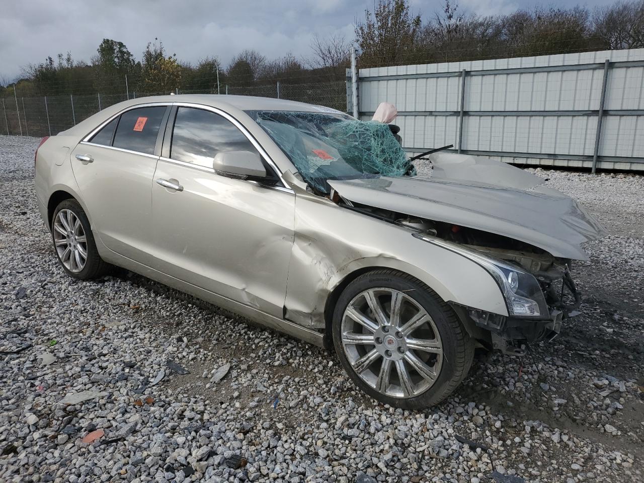 2014 Cadillac ATS VIN 1G6AB5SX7E0162949 Copart auction photo, all over damage thumbnail 4