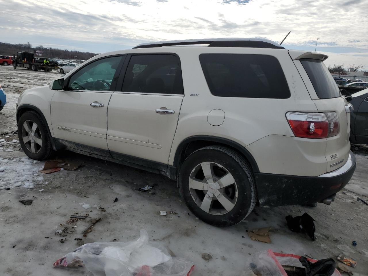2007 GMC Acadia VIN 1GKEV33727J173707 Copart auction photo, front end / minor dent/scratches damage thumbnail 2