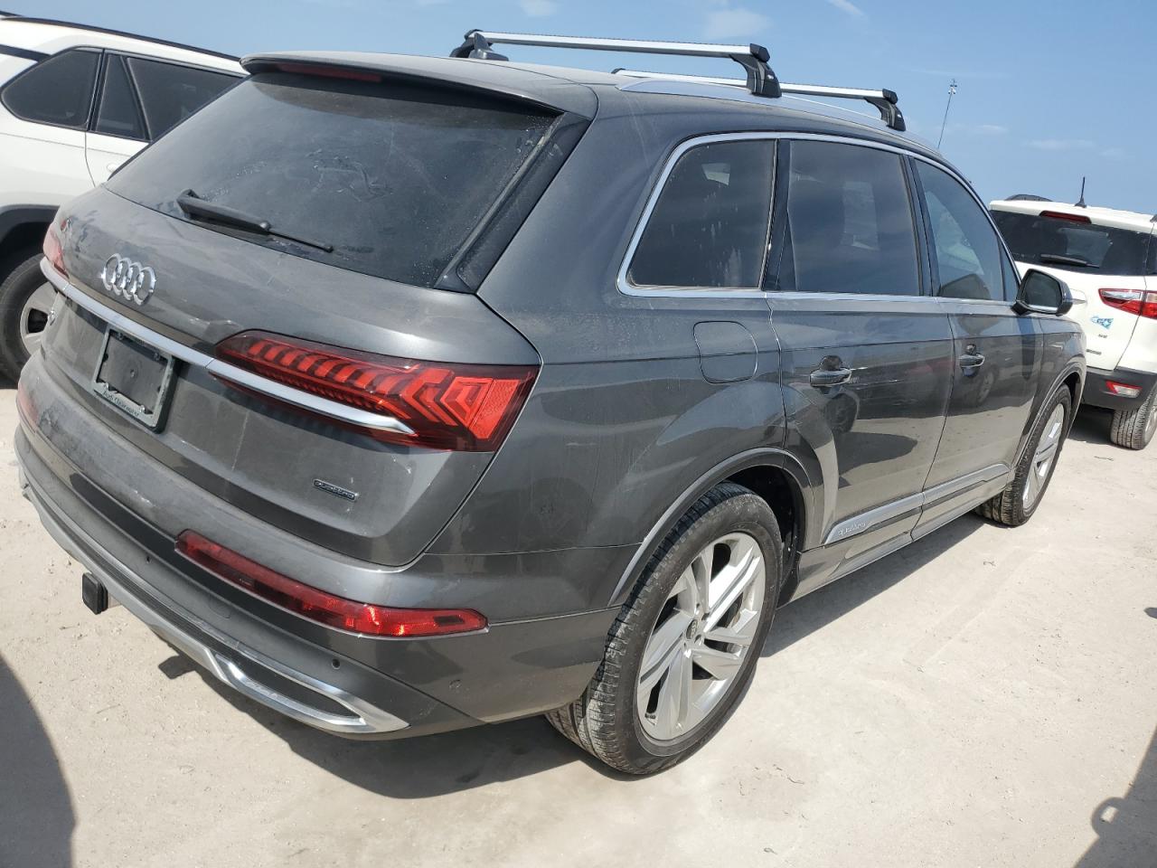 2021 Audi Q7 VIN WA1VXAF7XMD028117 Copart auction photo, water/flood damage thumbnail 3