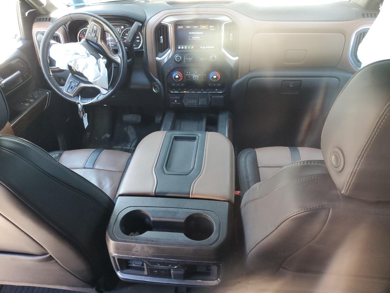 2020 Chevrolet Silverado VIN 3GCUYHED7LG377090 Copart auction photo, front end / all over damage thumbnail 8