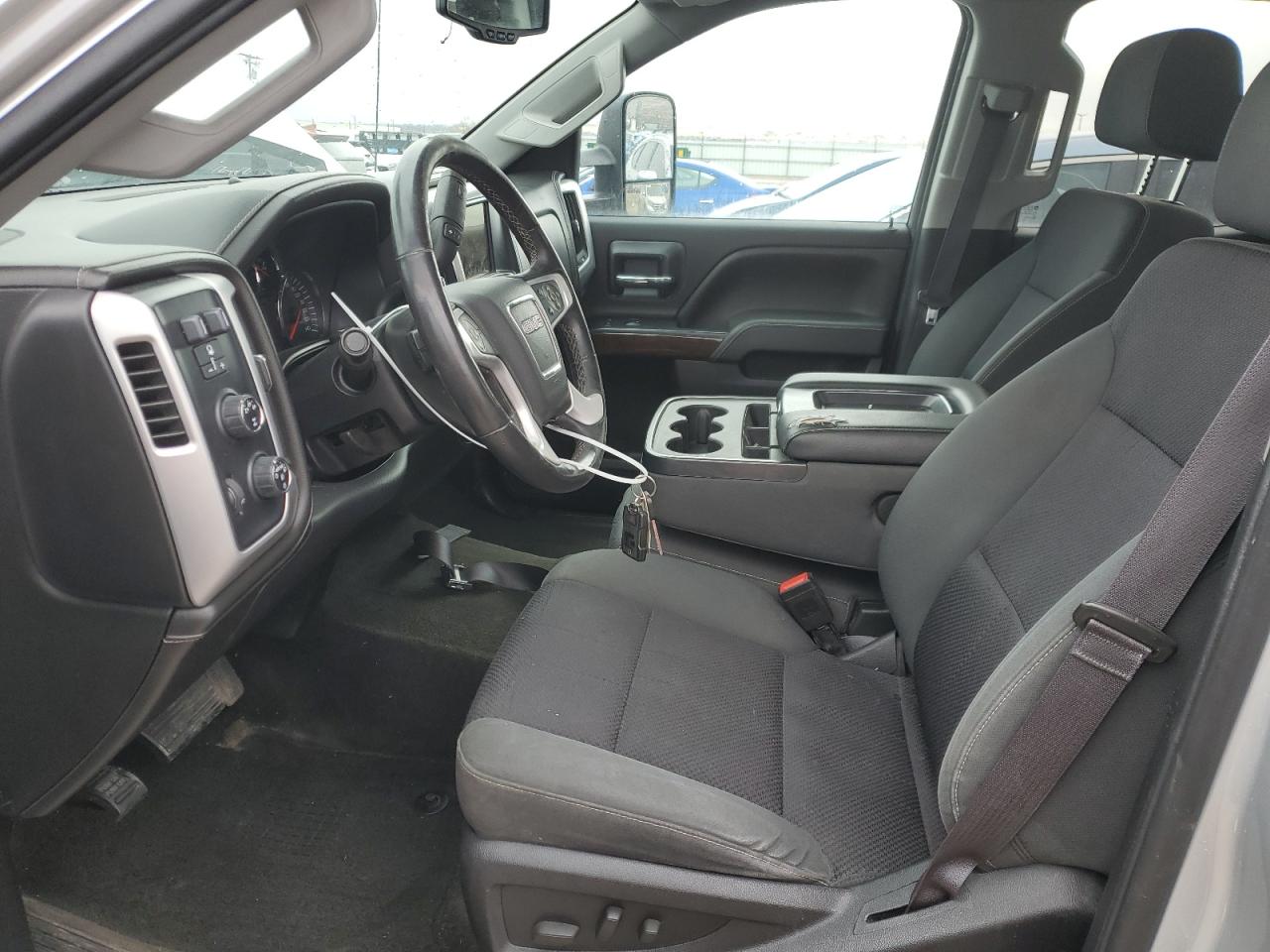 2015 GMC Sierra VIN 1GT22YE8XFZ125107 Copart auction photo, side / rear end damage thumbnail 7