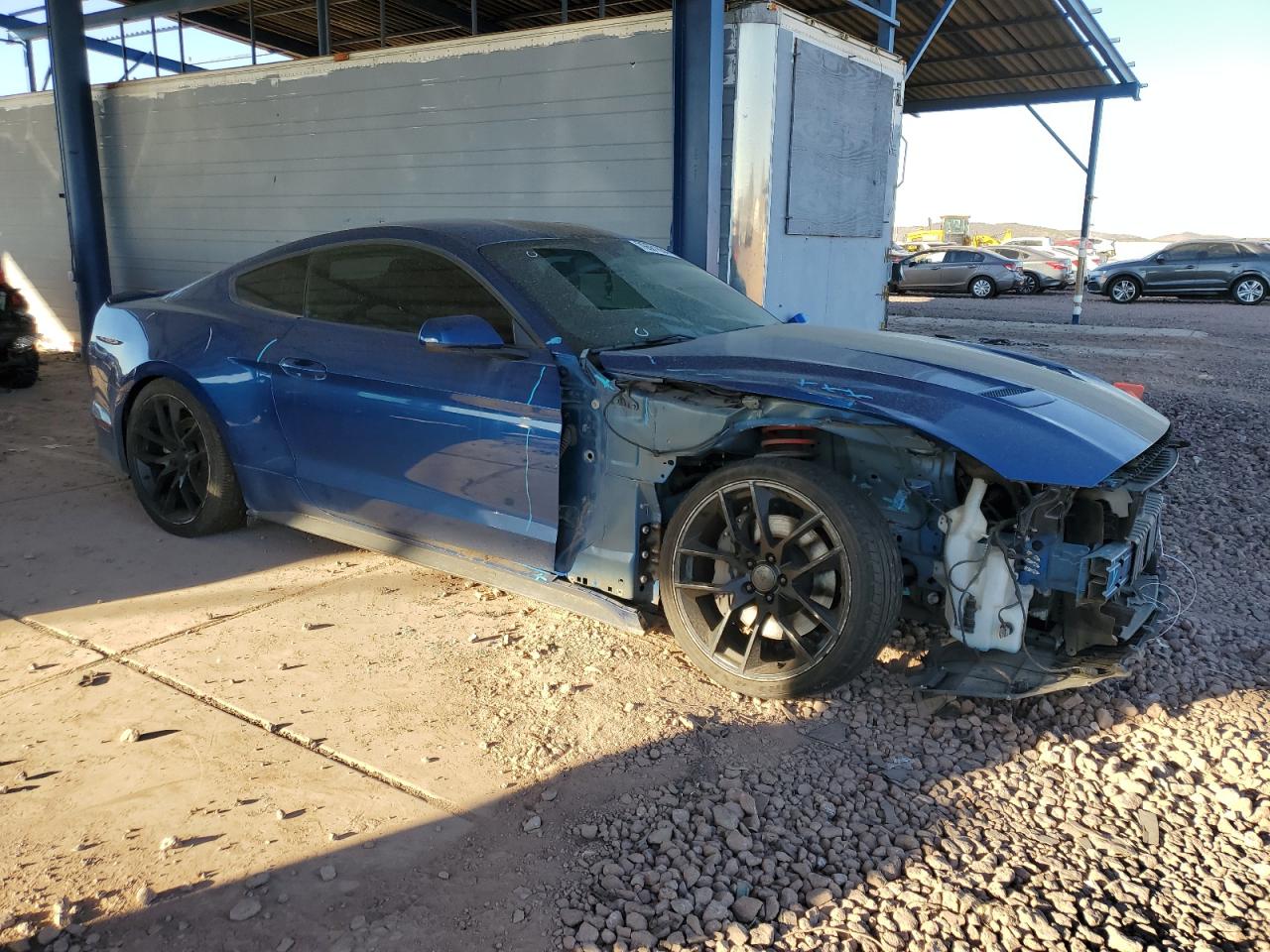 2018 Ford Mustang VIN 1FA6P8CF6J5117452 Copart auction photo, front end damage thumbnail 4