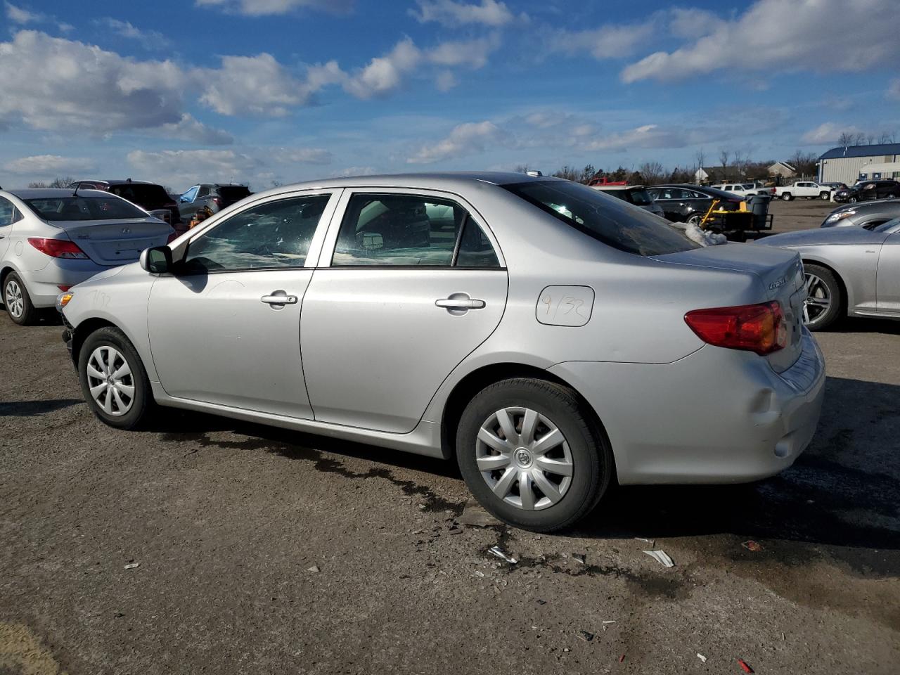 2010 Toyota Corolla VIN 2T1BU4EE4AC353275 Copart auction photo, front end / side damage thumbnail 2