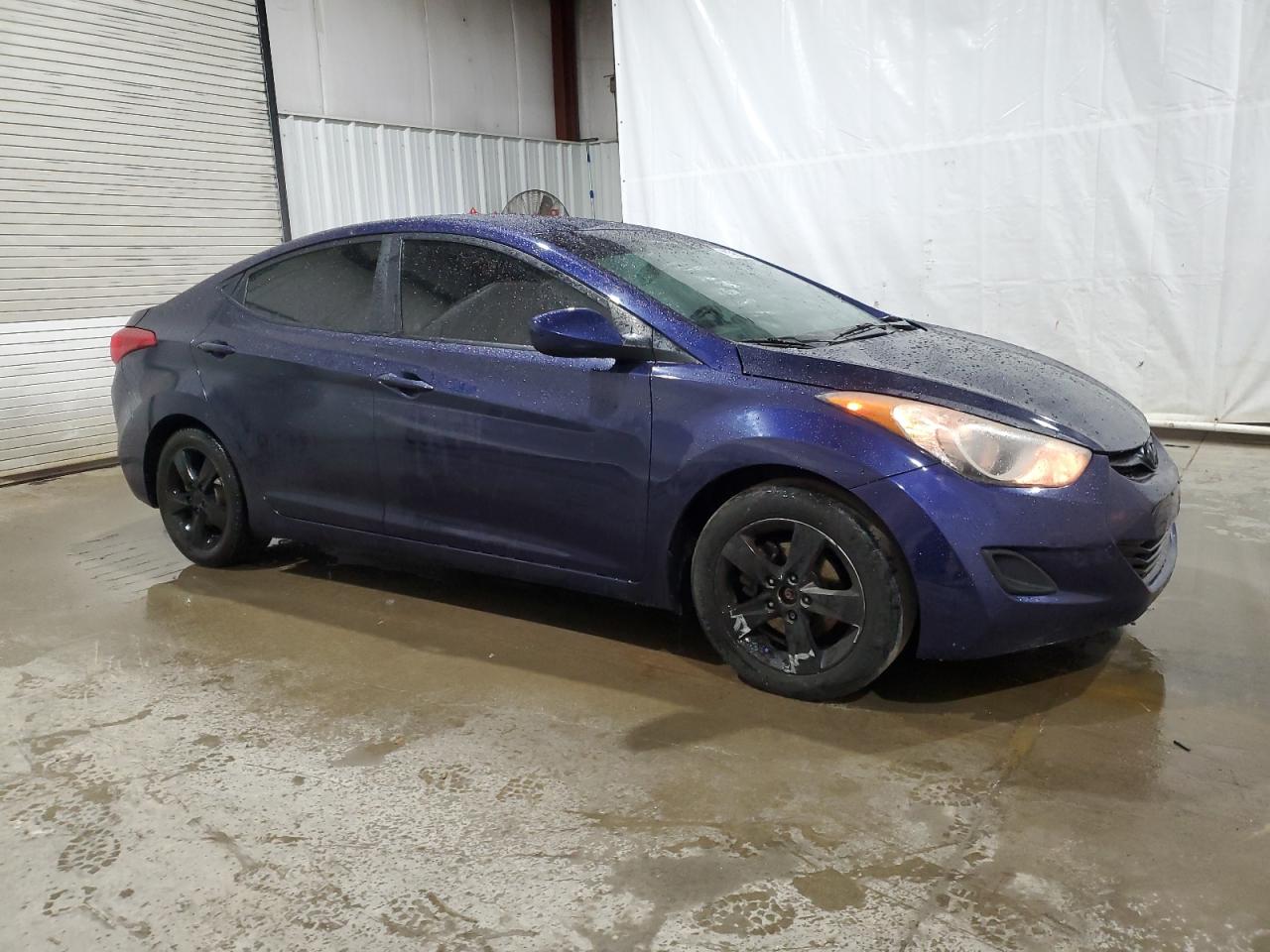 2011 Hyundai Elantra VIN 5NPDH4AE4BH005381 Copart auction photo, rear end / undercarriage damage thumbnail 4