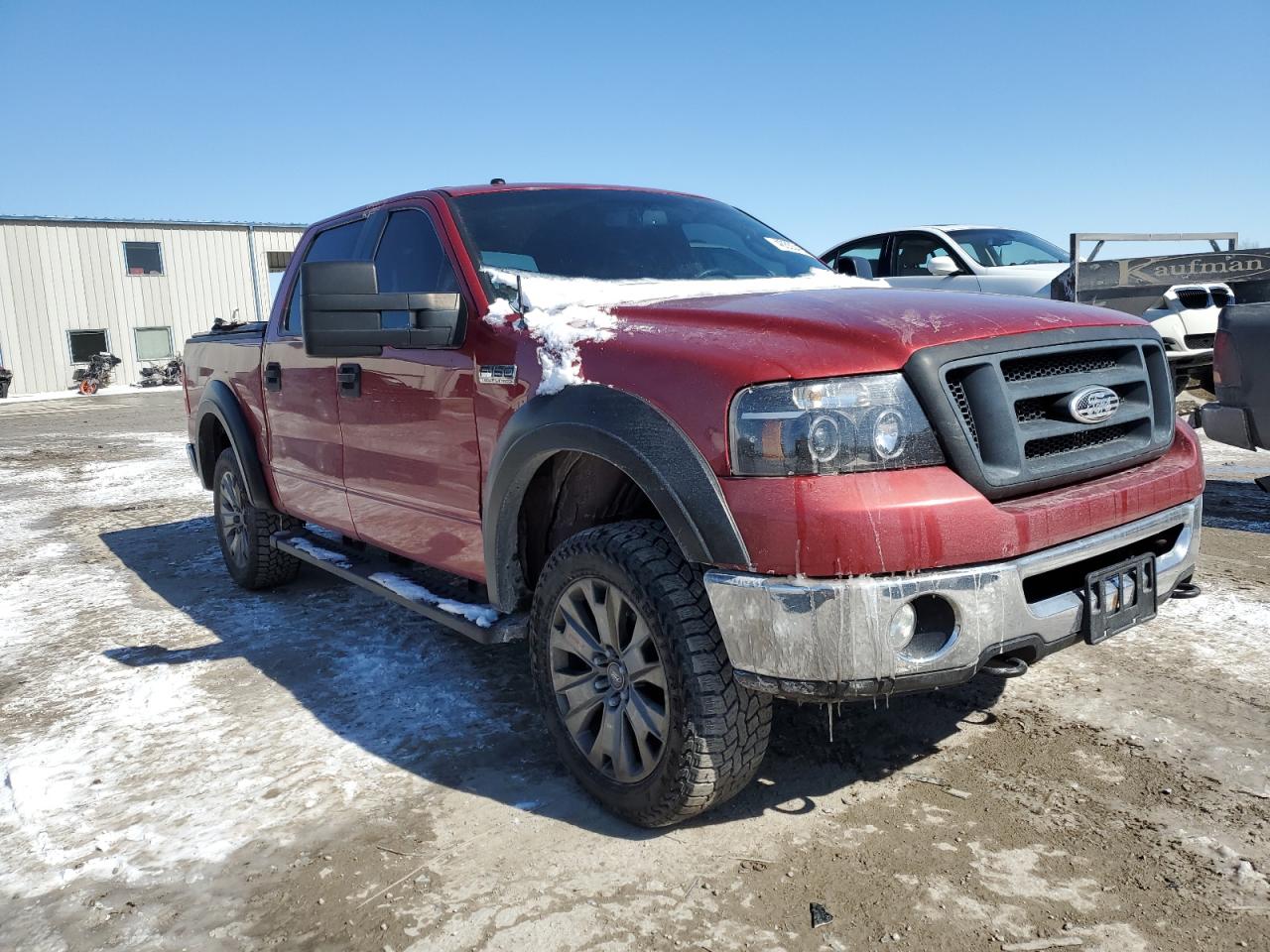 2008 Ford F-150 VIN 1FTPW14V68FB62104 Copart auction photo, vandalism damage thumbnail 4