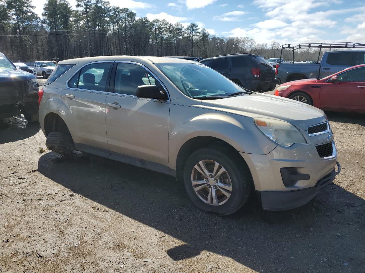 2012 Chevrolet Equinox VIN 2GNALBEK9C6322446 Copart auction photo, all over damage thumbnail 4