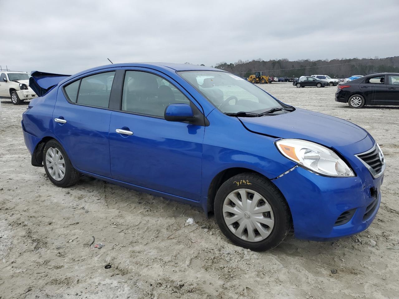 2014 Nissan Versa VIN 3N1CN7AP9EL827396 Copart auction photo, rear end / front end damage thumbnail 4