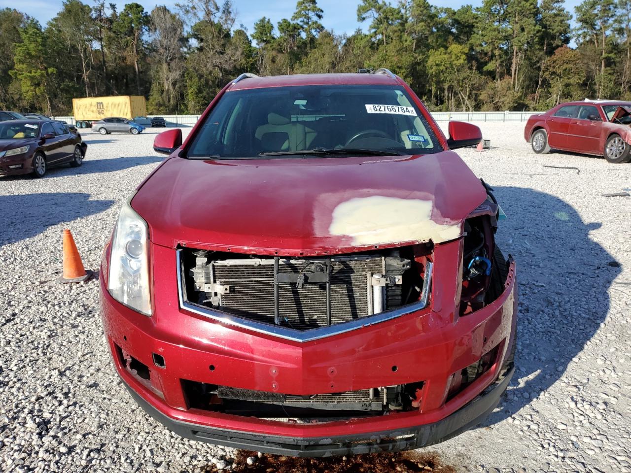 2015 Cadillac SRX VIN 3GYFNCE32FS579794 Copart auction photo, front end / side damage thumbnail 5