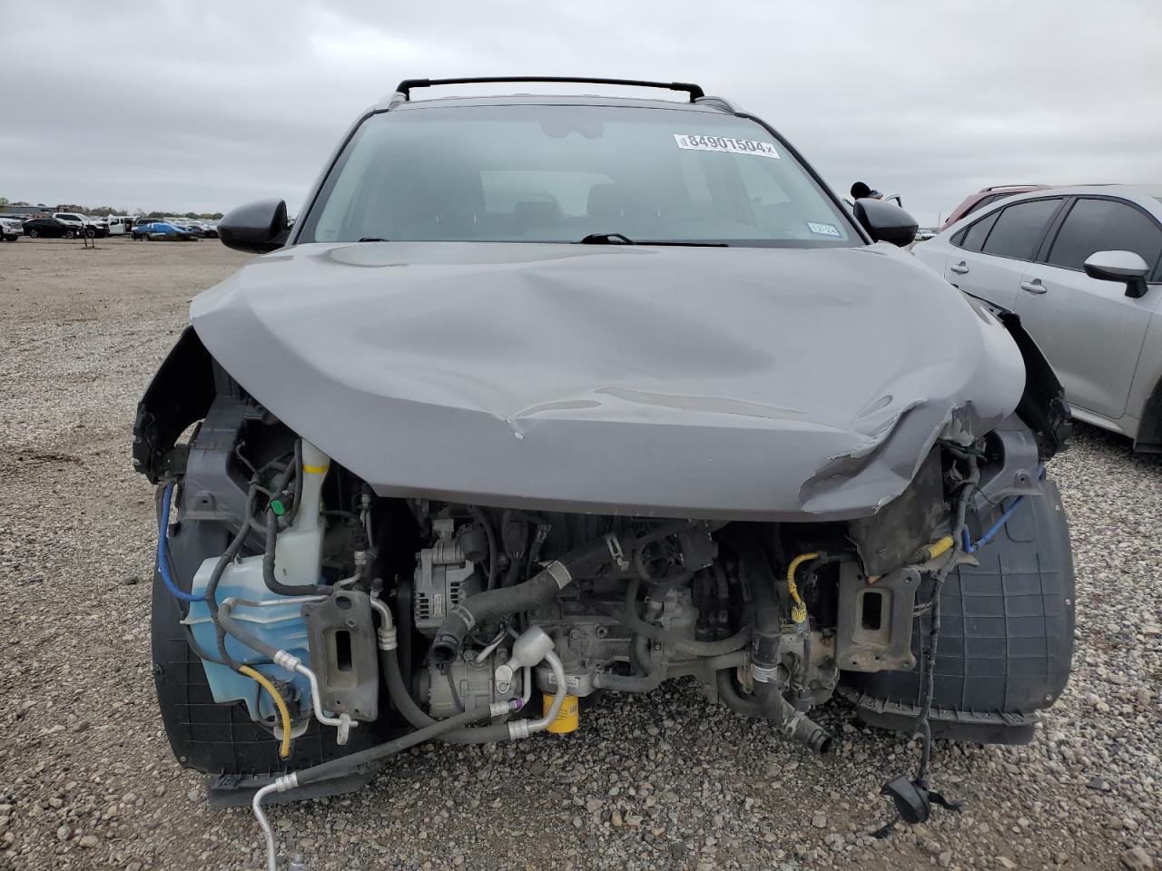 2020 Hyundai Tucson VIN KM8J33AL0LU161446 Copart auction photo, front end / undercarriage damage thumbnail 5
