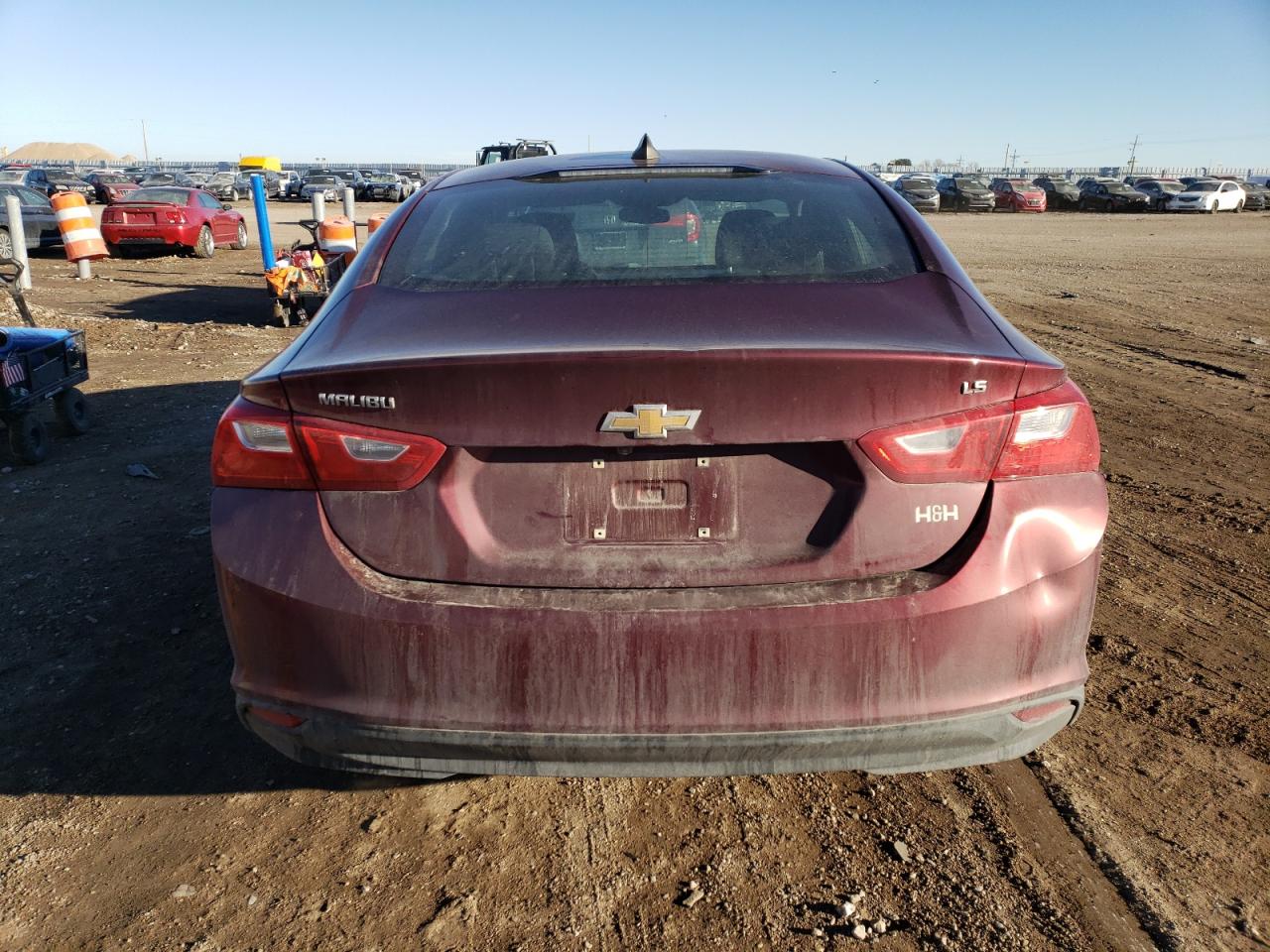 2016 Chevrolet Malibu VIN 1G1ZB5STXGF327849 Copart auction photo, front end / rear end damage thumbnail 6