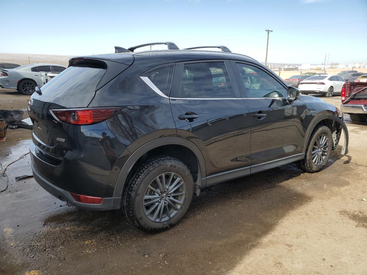 2019 Mazda CX-5 VIN JM3KFACM8K1513271 Copart auction photo, front end damage thumbnail 3