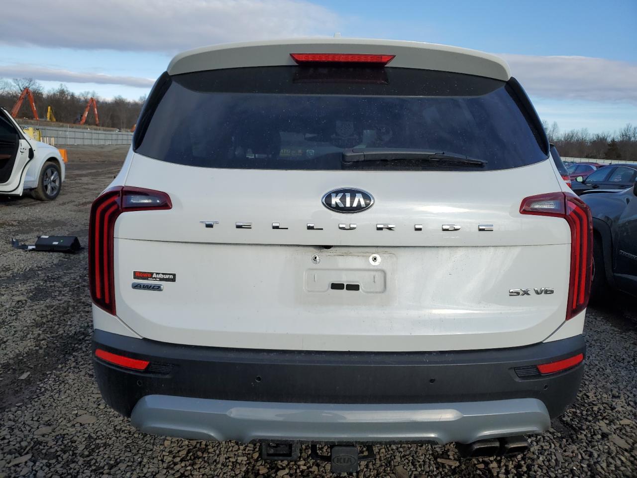 2020 KIA Telluride VIN 5XYP5DHC2LG091535 Copart auction photo, front end / side damage thumbnail 6