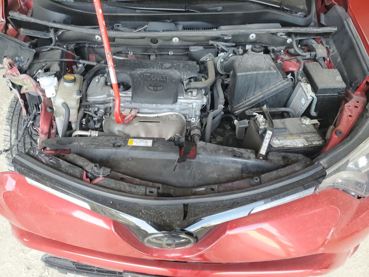 2017 Toyota RAV 4 VIN 2T3DFREV6HW544910 Copart auction photo, front end / side damage thumbnail 13