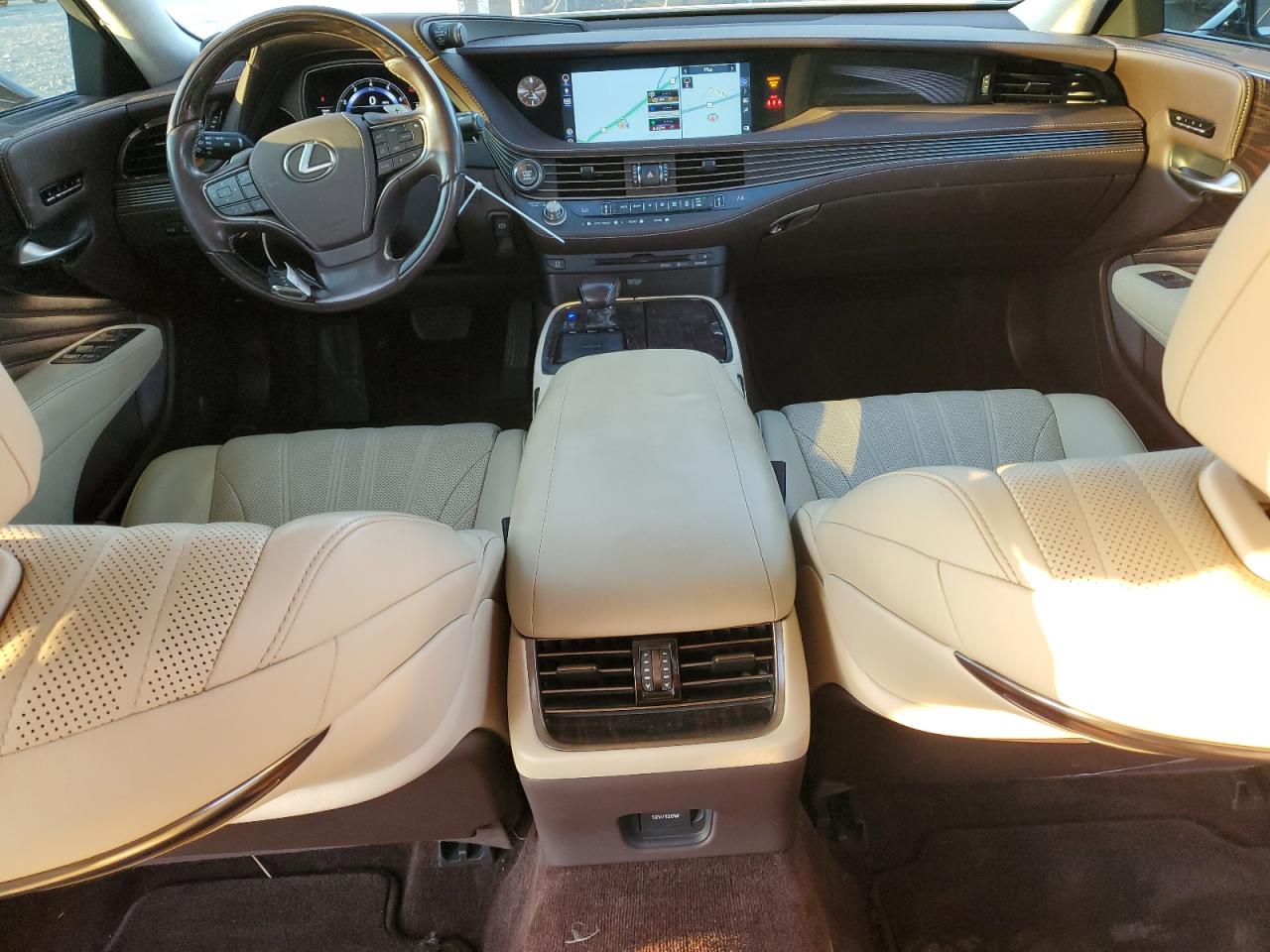 2018 Lexus LS VIN JTHC5LFF9J5000318 Copart auction photo, side damage thumbnail 8