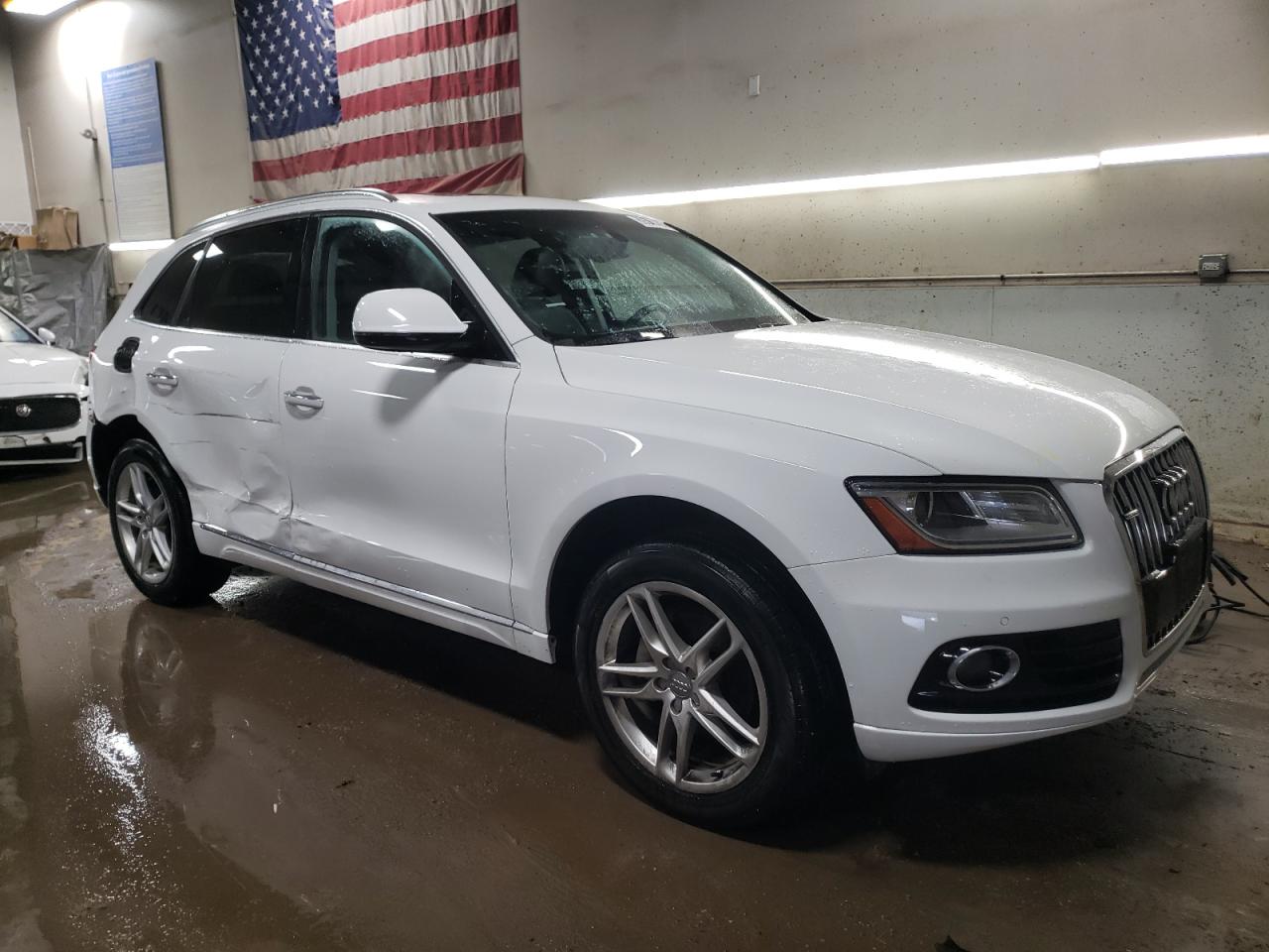 2016 Audi Q5 VIN WA1L2AFP3GA042307 Copart auction photo, side / rear end damage thumbnail 4