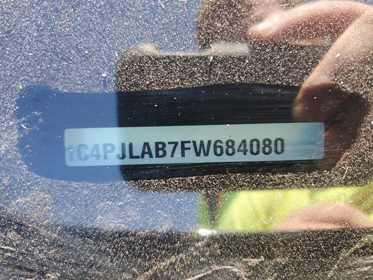 2015 Jeep Grand Cherokee VIN 1C4PJLAB7FW684080 Copart auction photo, front end damage thumbnail 13