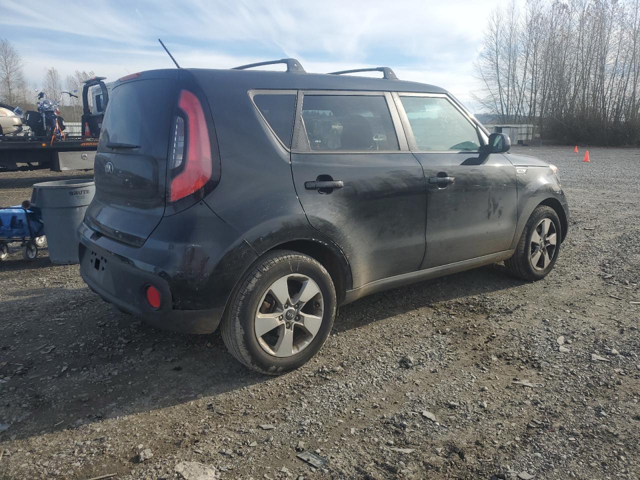 2017 KIA Soul VIN KNDJN2A23H7489112 Copart auction photo, front end / vandalism damage thumbnail 3