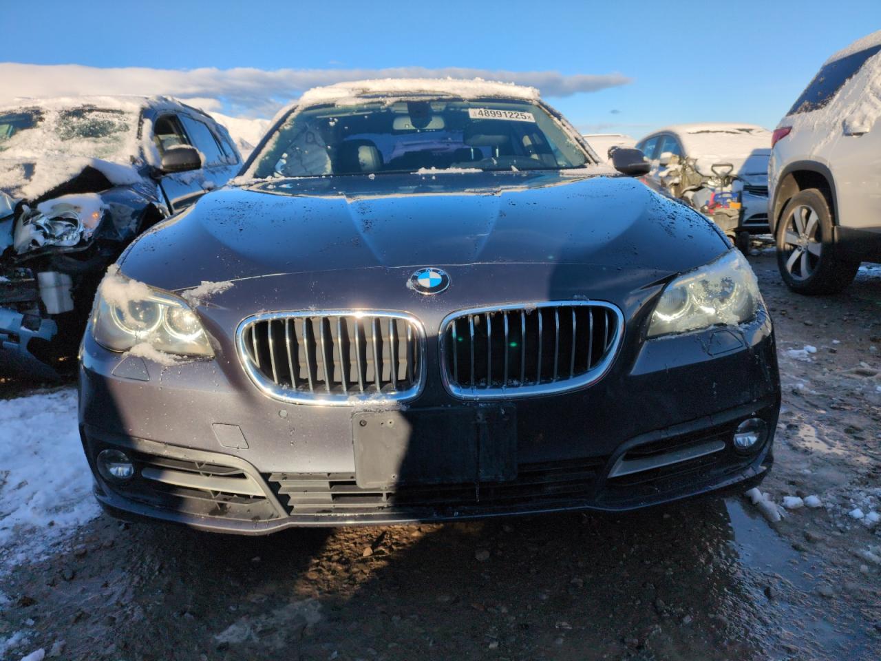 2016 BMW 5er VIN WBA5A5C51GG350758 Copart auction photo, side damage thumbnail 5